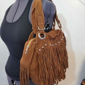 Large Fringe Shoulder bag